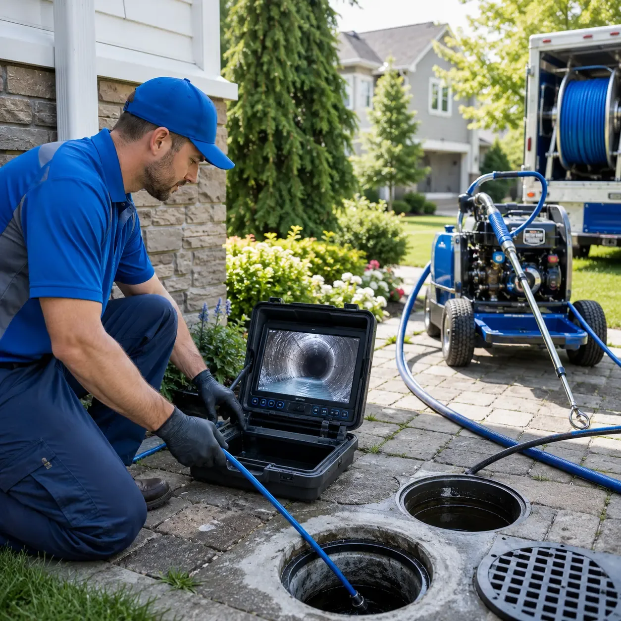 Outdoor drain cleaning professionals serving Hudson, NC